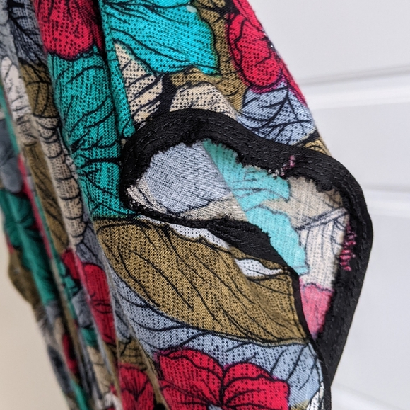 authentic vintage 80s Gianni Versace Floral Dress - Picture 11 of 11